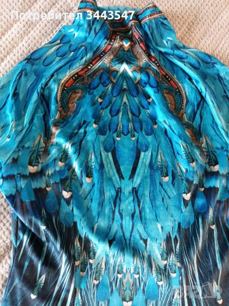 Дизайнерска рокля Ангелски пера, снимка 1