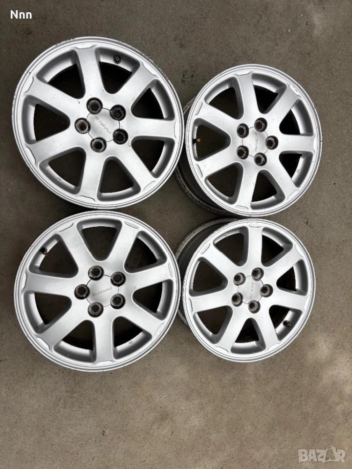 4бр.15цола Ал.джанти за Субару 5х100, снимка 1