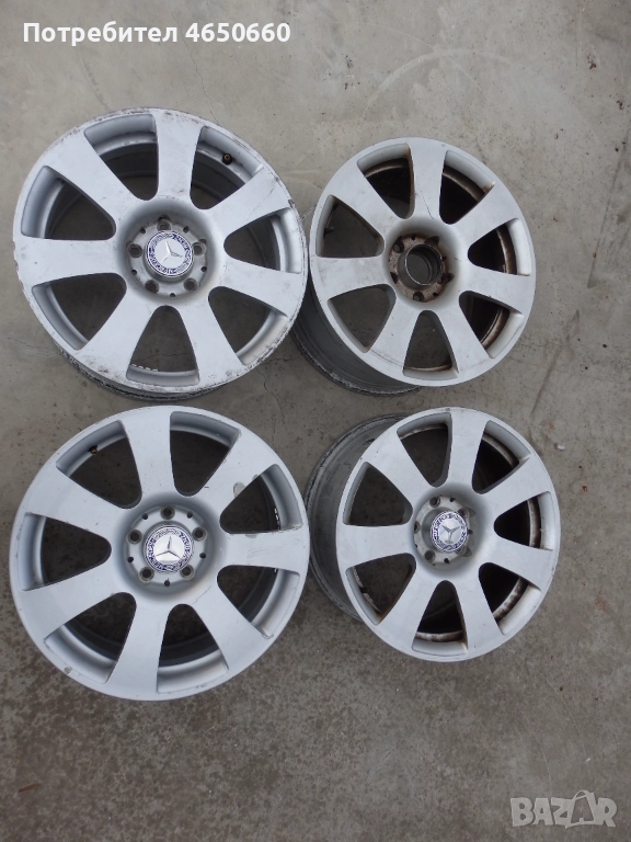 17 цолови алуминиеви джанти за Мерцедес (Mercedes)., снимка 1
