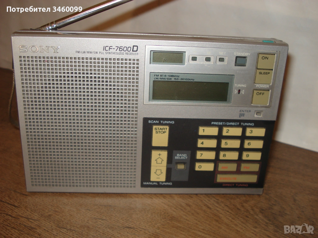 Sony ICF 7600 D, снимка 1