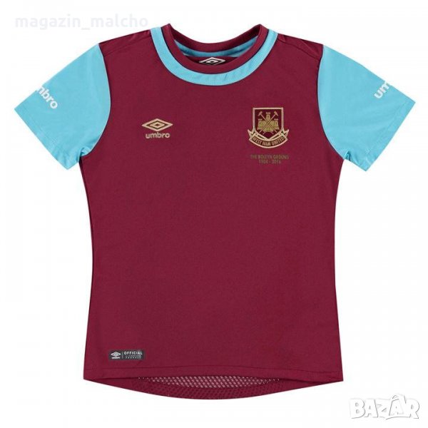 ДЕТСКА ФУТБОЛНА ТЕНИСКА - UMBRO FC WEST HAM; размери: 11-12 години, снимка 1
