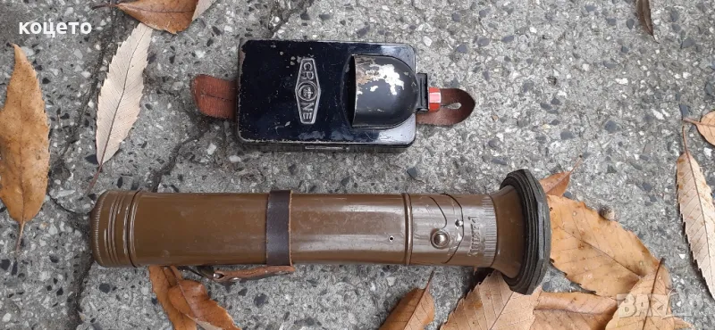 WW2 фенер Pertrix и Crone, снимка 1