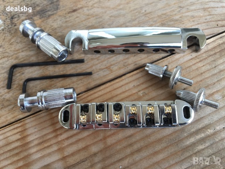 Бридж за LP tune-o-matic  пълен комплект, снимка 1