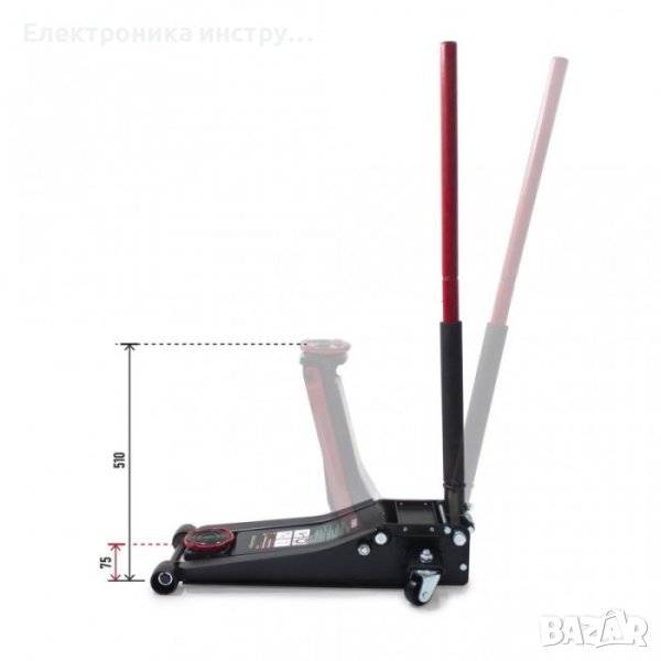 Крик крокодил 3 тона нископрофилен с 2 помпи - бързоповдигащ ., снимка 1