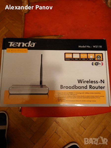 WiFi рутер Tenda W311R, снимка 1