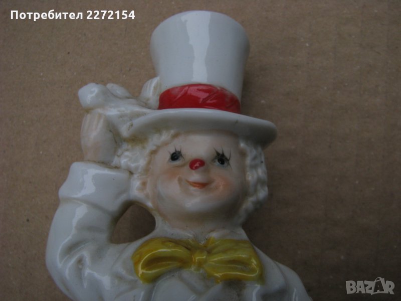 Порцеланова статуетка фигурка клоун, снимка 1