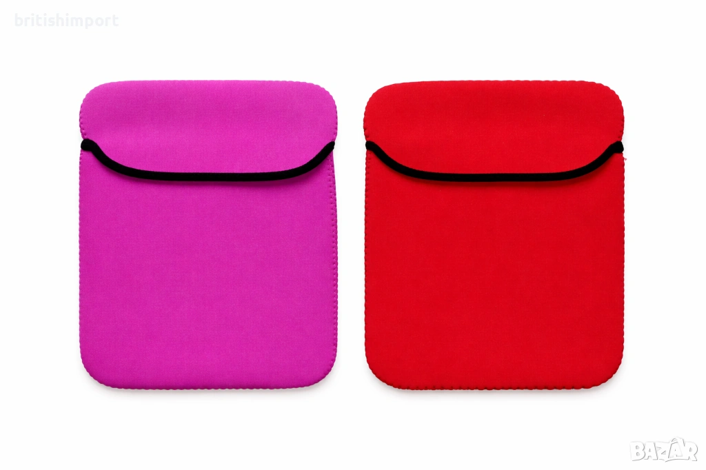 Неопренов калъф за таблет 10-11 инча, розов и червен цвят, снимка 1
