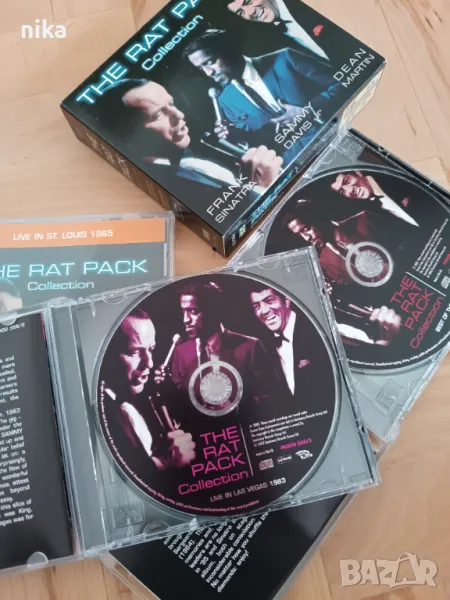 CD компилация, която събира песните и изпълненията на най-известните членове на Rat Pack – Франк С, снимка 1