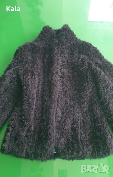 Черно пухено яке, снимка 1