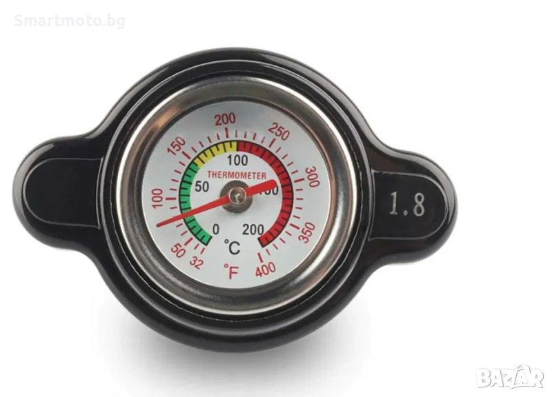 Капачка за радиатора за високо налягане с термометър 1.8 бара, снимка 1