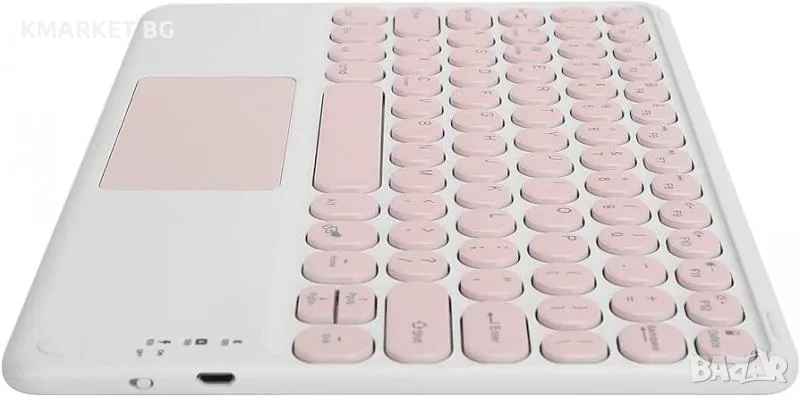 Wireless/Bluetooth Клавиатура JB-382 с тъч пад за Android, Windows, iOS / Бял / Баркод : 2403561, снимка 1