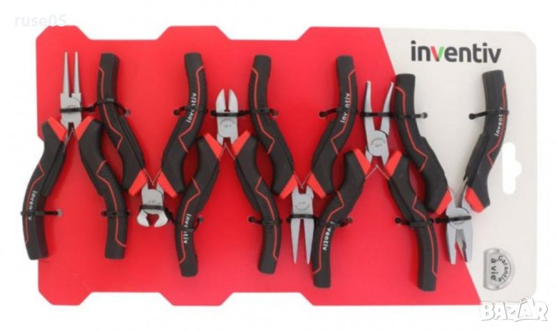 Комплект от 6 бр. мини клещи "INVENTIV" нов, снимка 1
