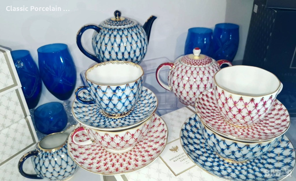 Емблематични Кобалтова мрежа и Розова мрежа – Сетка Блюз 2 Ломоносов, снимка 1