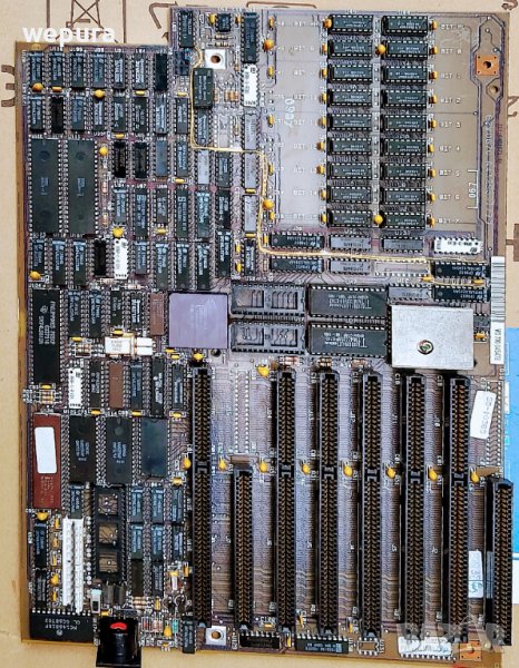 Първата дънна платка с керамичен процесор 2 8 6 колекционерска антика, снимка 1