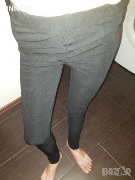 Ново. Черен панталон с висока талия H&M, снимка 1