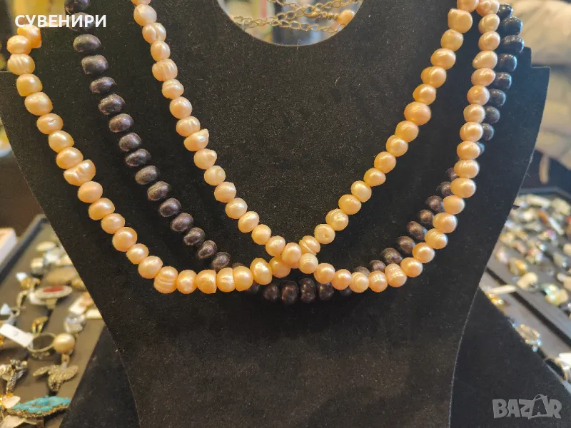 Дамски колиета от естествени перли , снимка 1