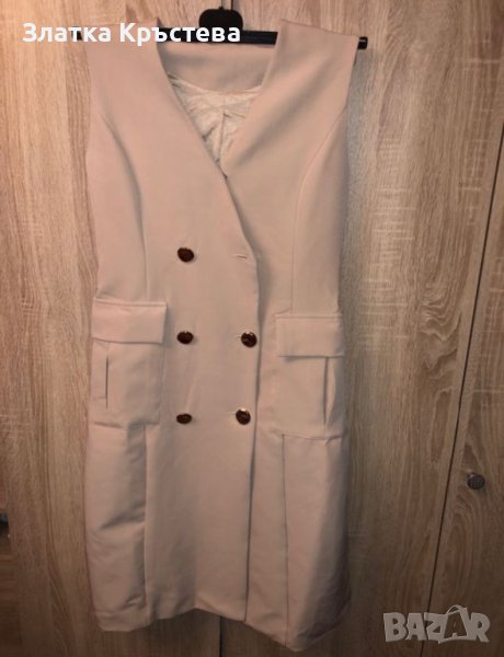 Официална дамска рокля без ръкави, снимка 1