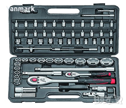 Гедоре комплект FORCE 4682-5 (1/4'' , 68 части ), снимка 1