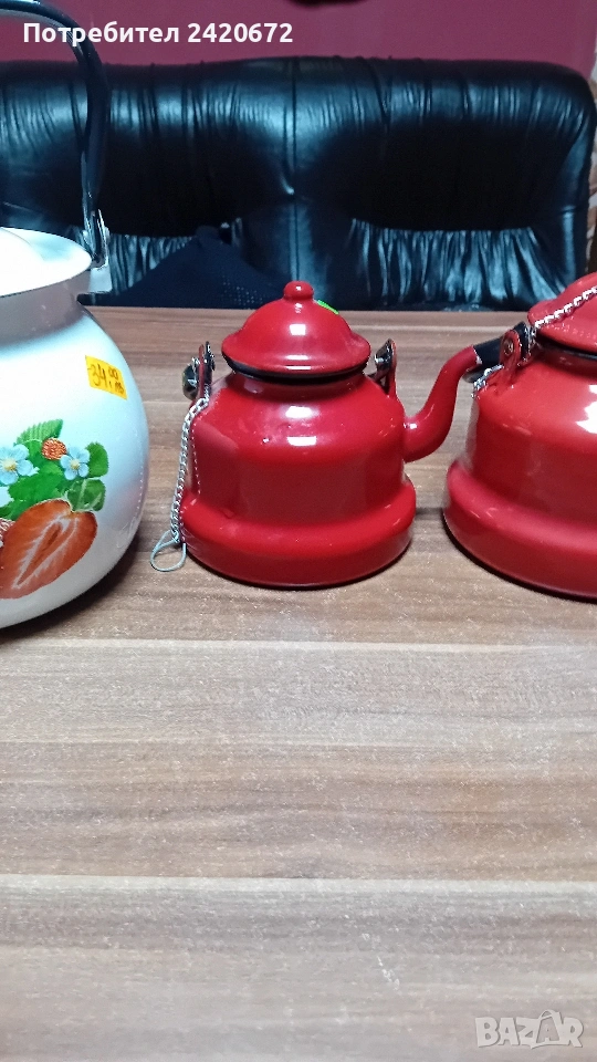 емайлирани чайници, снимка 1