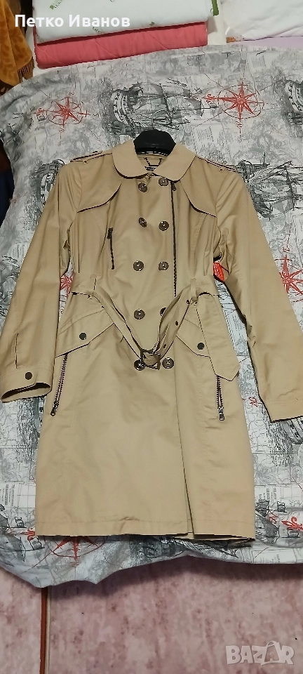 Дамски шлифер Definitions – бежов, размер EU 46, снимка 1