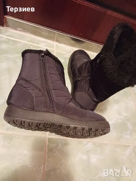 Продавам черни шушлякови боти 38 номер, снимка 1