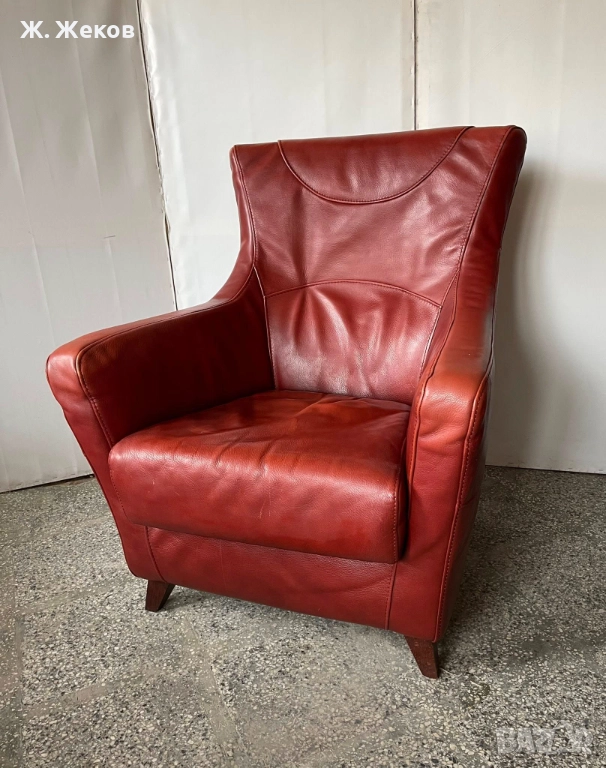 Кожен фотьойл, снимка 1