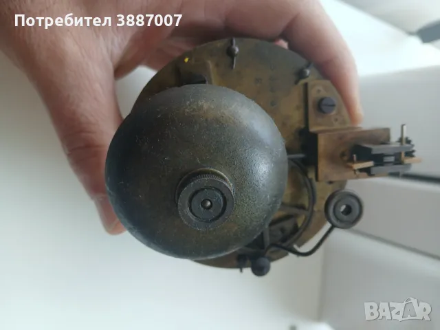 Каминен часовник/стар механизъм, снимка 5 - Антикварни и старинни предмети - 49686993