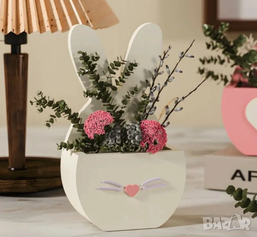 Молд кашпа зайче 2 части