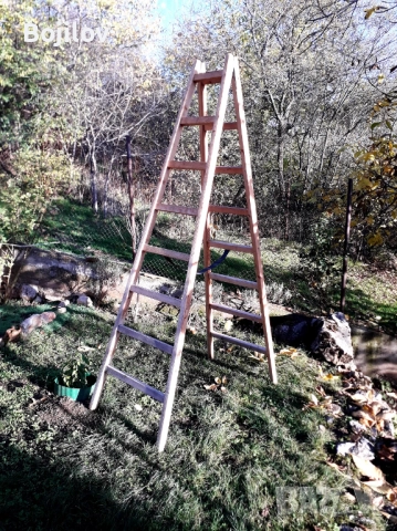 Продавам здрава двойна дървена стълба, снимка 2 - Други - 52431104