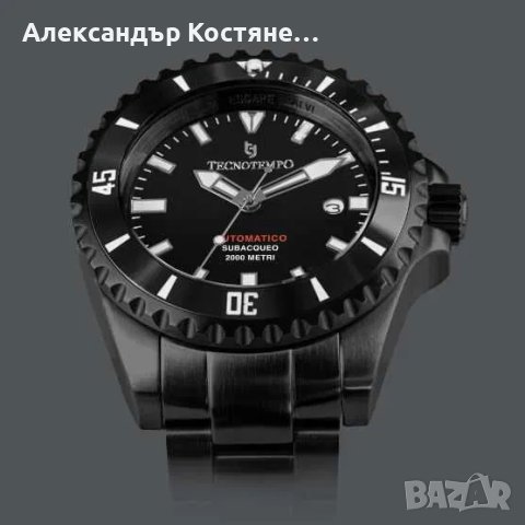 Мъжки часовник TecnoTempo Automatic Diver's, снимка 2 - Мъжки - 40359320