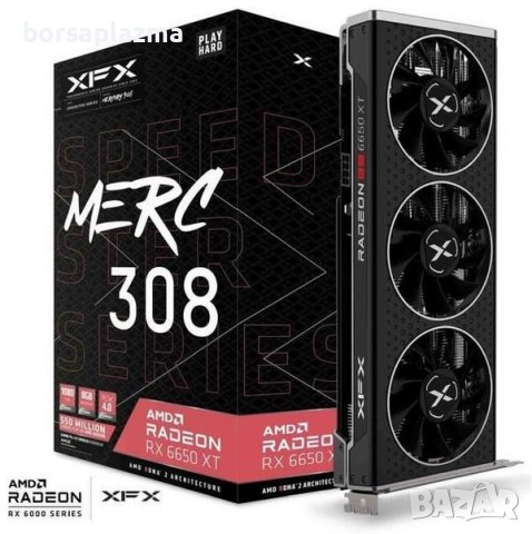 XFX Radeon RX 6650XT MERC308 Black GAMING 8GB Promo May, снимка 1