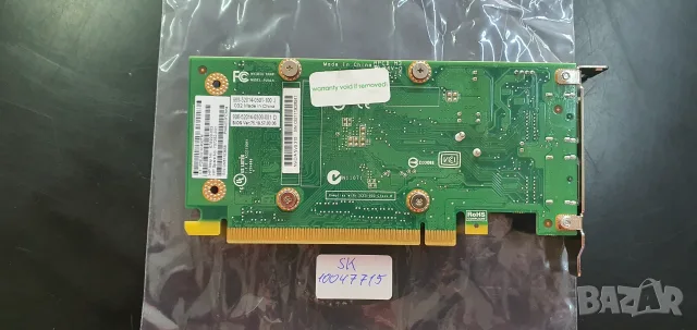 NVIDIA Quadro NVS 310 512MB DDR3, 2x DP, Low Profile, 24 м. гаранция, снимка 9 - Видеокарти - 56336239