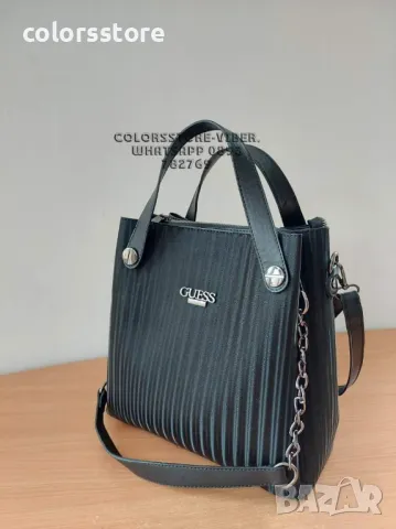 Черна чанта Guess-SG32U, снимка 2 - Чанти - 47404858