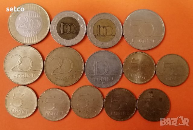 Лот 14 монети УНГАРИЯ к52