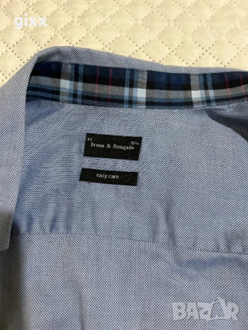 Мъжка риза Bruun I Stengade, снимка 3 - Тениски - 50474155