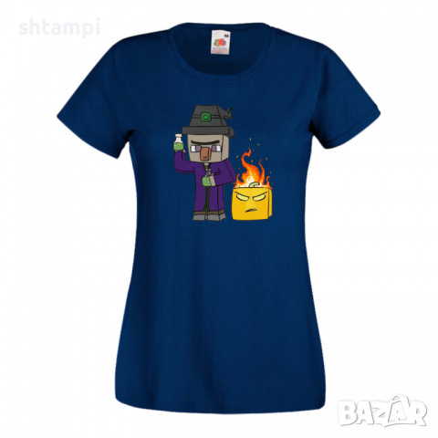 Дамска тениска Minecraft Witch майнкрафт Minecraft,Игра,Забавление,подарък,Изненада,Рожден Ден., снимка 8 - Тениски - 36521372