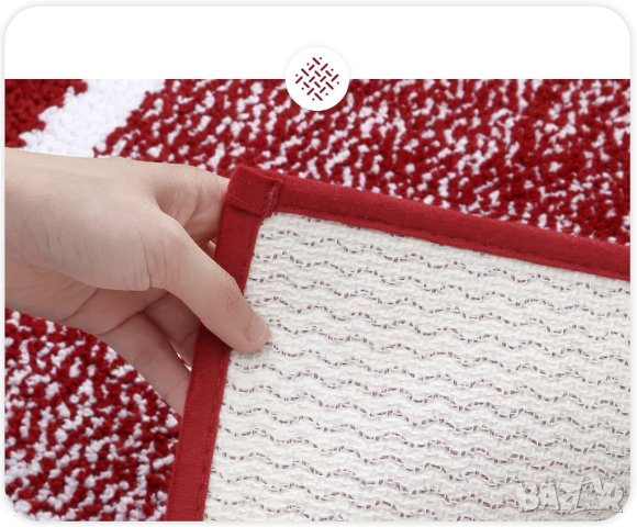 Меко килимче за баня / постелка за баня 40 х 60 см X0015NCTR1, снимка 4 - Килими - 42812087