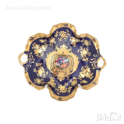 Чинии -6 бр. - диагонал 26 см. цена; 1 чиния-25лев  LEFARD IN LOVE, снимка 4 - Сервизи - 49777489