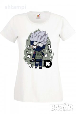 Дамска тениска Naruto Kakashi 01,Анимация,игра,Празник,Повод., снимка 3 - Тениски - 37945880