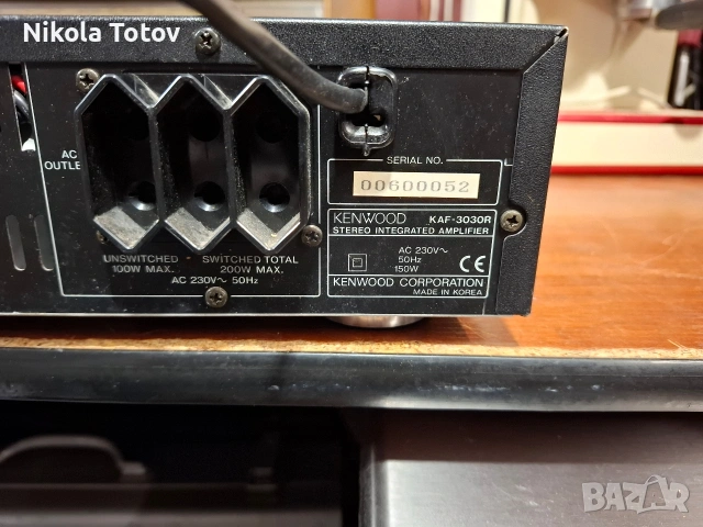 Продава се усилвател Kenwood KAF-3030R. , снимка 7 - Ресийвъри, усилватели, смесителни пултове - 54033936