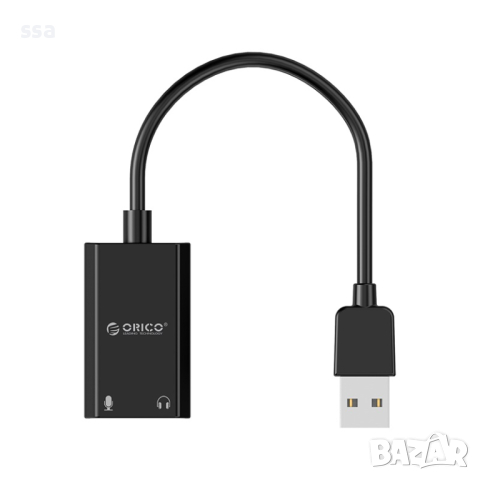 Orico външна звукова карта USB Sound card - Headphones, Mic, Black - SKT2-BK, снимка 3 - Други - 44782715