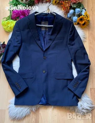 Тъмно синьо мъжко сако s.Oliver Premium, снимка 1
