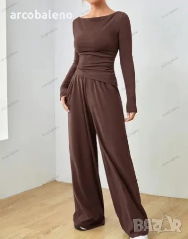 Модерен дамски комплект от две части, 4цвята , снимка 13 - Комплекти - 48441570