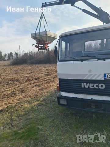 самосвал с кран ивеко , снимка 2 - Камиони - 54136588