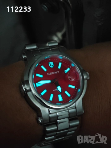 BERNY Automatic Diver Watch-Seiko NH35- ЧИСТО НОВ, снимка 2 - Мъжки - 54103966