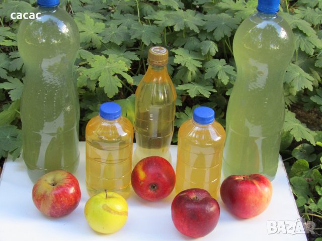 натурален ябълков оцет 4 лв / л, снимка 1 - Домашни продукти - 30497496
