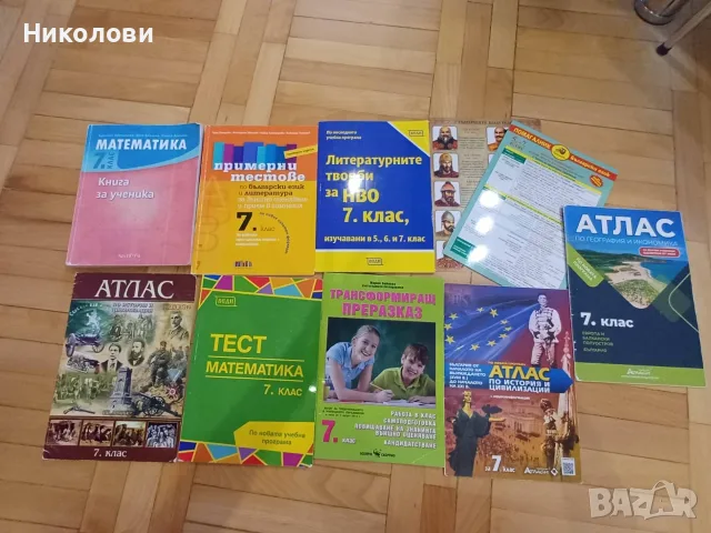 Помагало / / НВО/ математика / Български език / История/ География 7 клас
