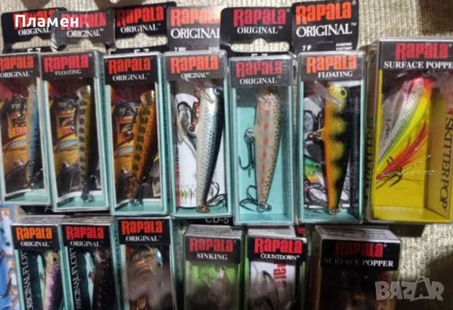 Воблер Rapala Original Floater, Countdown, Skitter Popper кефал ,костур , пъстърва, щука , снимка 2 - Стръв и захранки - 52901382