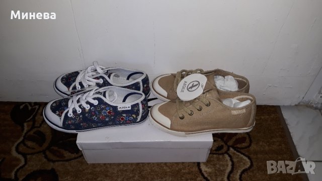 Детски оригинални кецове AIGLE, снимка 7 - Детски гуменки - 29852075