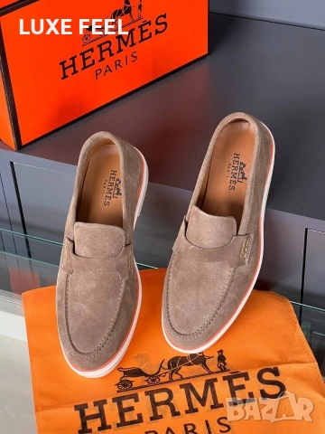 Hermes 🔹 Естествена Кожа , снимка 13 - Ежедневни обувки - 54194353